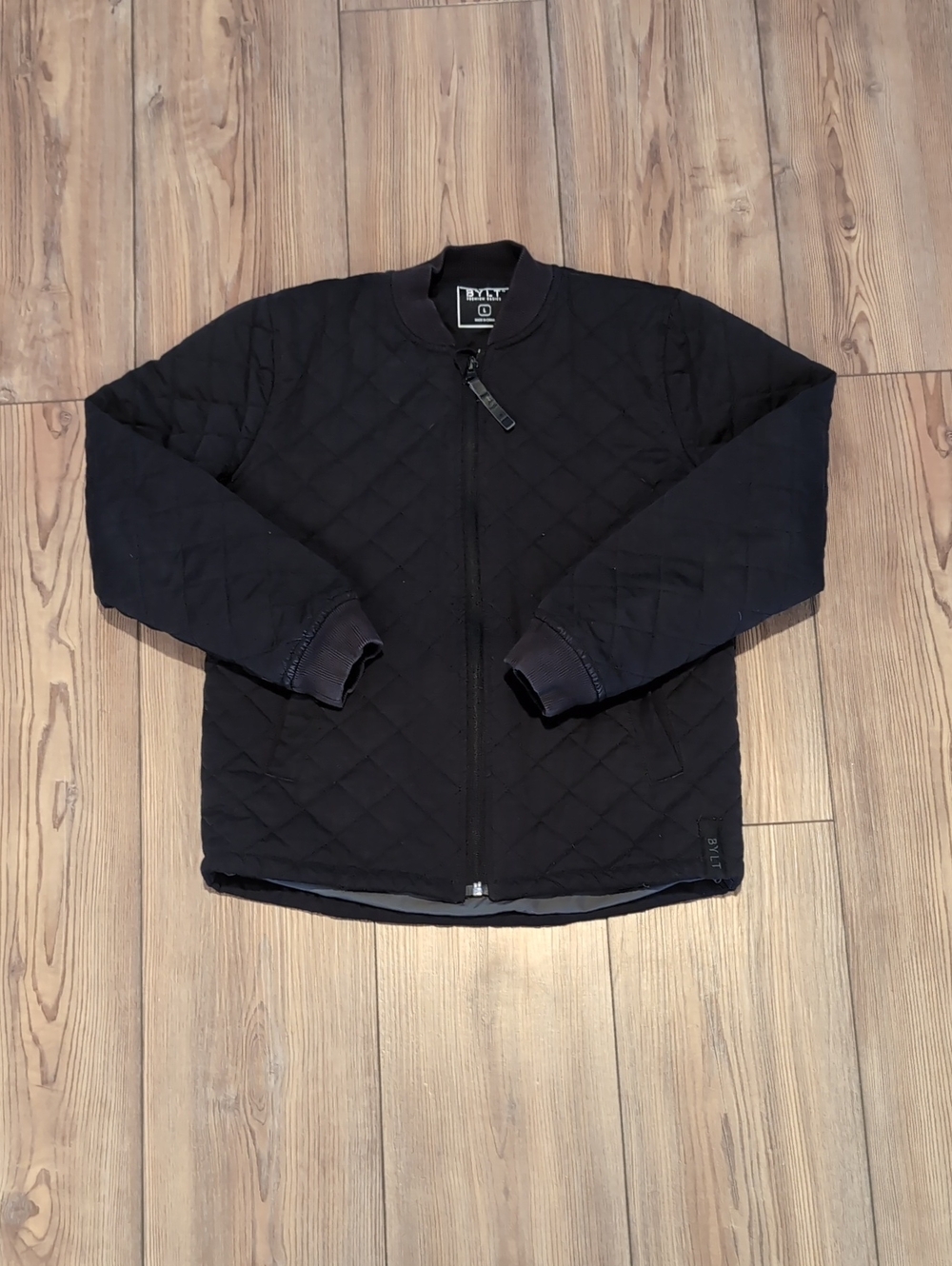 BYLT Basics Black Quilted Puffer Jacket for Kids